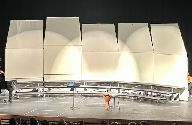 high school choir stage